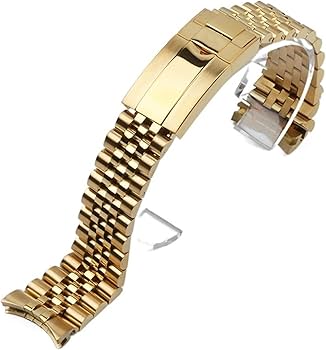 Amazon.co.jp: 20mm シルバー ゴールド ステンレススチール ウォッチ